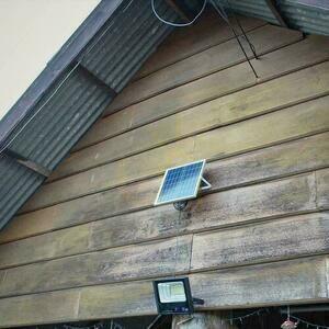V-TAC Solar LED-projektor 16W svart IP65, fjärrkontroll, timer VT-40W 6000K 1050lm small 8