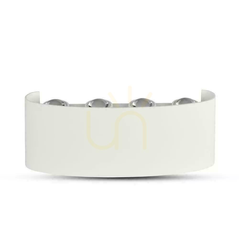 Kontrollera Väggmonterad Top Down V-TAC 8W LED Vit IP54 VT-848 4000K 800lm Väggmonterad Top Down V-TAC 8W LED Vit IP54 VT-848 4000K 800lm