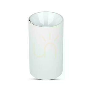 V-TAC VT-882-R GU10 utanpåliggande takarmatur vit Ø8 × 14 cm, SKU 8588 small 1