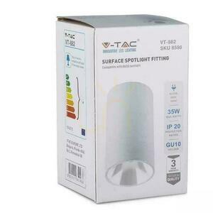 V-TAC VT-882-R GU10 utanpåliggande takarmatur vit Ø8 × 14 cm, SKU 8588 small 4