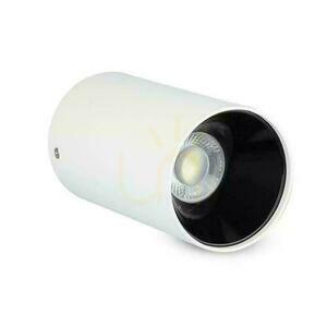 Takarmatur V-TAC GU10 rund utanpåliggande rör vit+svart 80x140mm VT-882-R 3 års garanti small 3