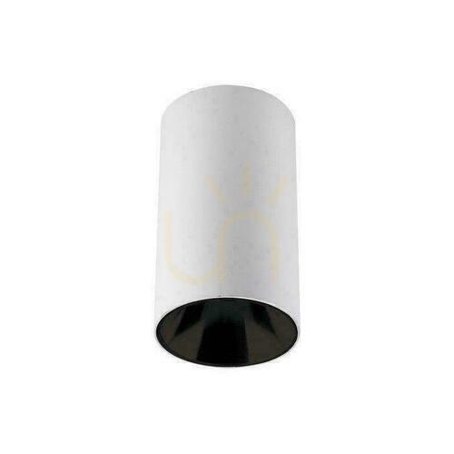 Kontrollera Takarmatur V-TAC GU10 rund utanpåliggande rör vit+svart 80x140mm VT-882-R 3 års garanti