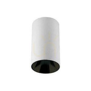 Takarmatur V-TAC GU10 rund utanpåliggande rör vit+svart 80x140mm VT-882-R 3 års garanti small 0