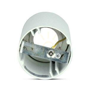Takarmatur V-TAC GU10 rund utanpåliggande rör vit+guld 80x140mm VT-882-R 3 års garanti small 5