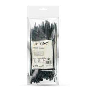 V-TAC Klämma 2,5x150mm Svart 8kg Nylon66 (Förpackning. 100 st) small 1