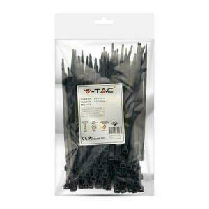 V-TAC-klämma 4,5x150mm Svart 22kg Nylon66 (Förpackning. 100 st) small 1