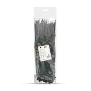 V-TAC-klämma 4,5x300mm Svart 22kg Nylon66 (Paket. 100 st) small 1