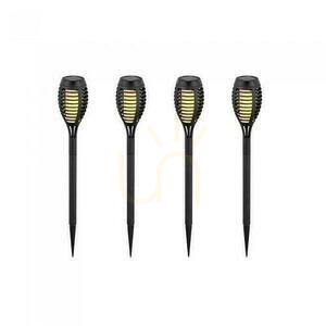 Solcellslampa Set med 4st V-TAC-drivna 1W LED 50cm 6 timmar (Paket. 4 st) VT-724 2200K small 0