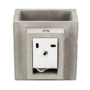 V-TAC BETON vägglampa G9 LED Square Ljus Grå IP20 VT-892 small 3