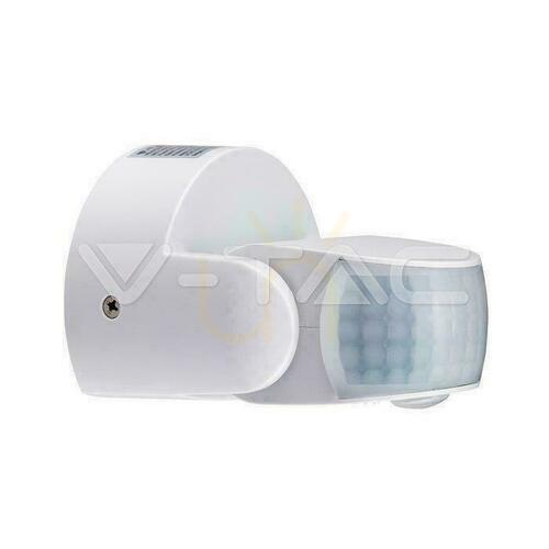 Kontrollera V-TAC Väggmonterad rörelsesensor Vit 180st/360st IP65 VT-8093