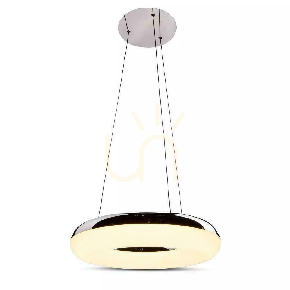 Kontrollera V-TAC LED-ljuskrona VT-40-1 3000K 2800lm 3000K 2800lm 3 års garanti för hängande armatur V-TAC LED-ljuskrona VT-40-1 3000K 2800lm 3000K 2800lm 3 års garanti för hängande armatur