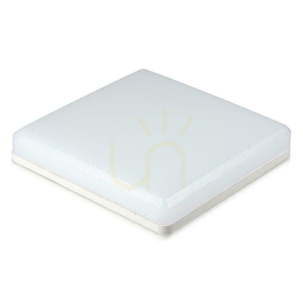 Utsikt Surface Plafond Square V-TAC 15W LED SAMSUNG CHIP IP44 100Lm/W VT-8033SQ 6400K 1500lm 3 års garanti Surface Plafond Square V-TAC 15W LED SAMSUNG CHIP IP44 100Lm/W VT-8033SQ 6400K 1500lm 3 års garanti