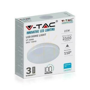 Yta Plafond Rund V-TAC 25W LED SAMSUNG CHIP IP44 100Lm/W VT-8066 6400K 2500lm 3 års garanti small 2