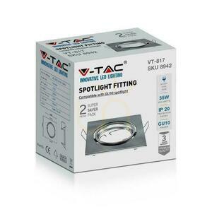 Mesh V-TAC GU10 Square Flyttbar Satin (Paket. 2 st) VT-817-SQ-SN 3 års garanti 2 Mesh V-TAC GU10 Square Flyttbar Satin (Paket. 2 st) VT-817-SQ-SN 3 års garanti small 2