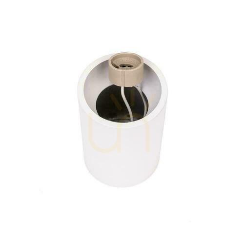 Kontrollera V-TAC Aluminium GU10 Rund Ytmonterad Rör Vit 70x107mm VT-802-W 3 års garanti