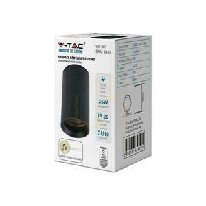 V-TAC Aluminium GU10 Rund Ytmonterad Rör Svart 60x100mm VT-807-B 3 års garanti 4 V-TAC Aluminium GU10 Rund Ytmonterad Rör Svart 60x100mm VT-807-B 3 års garanti small 4
