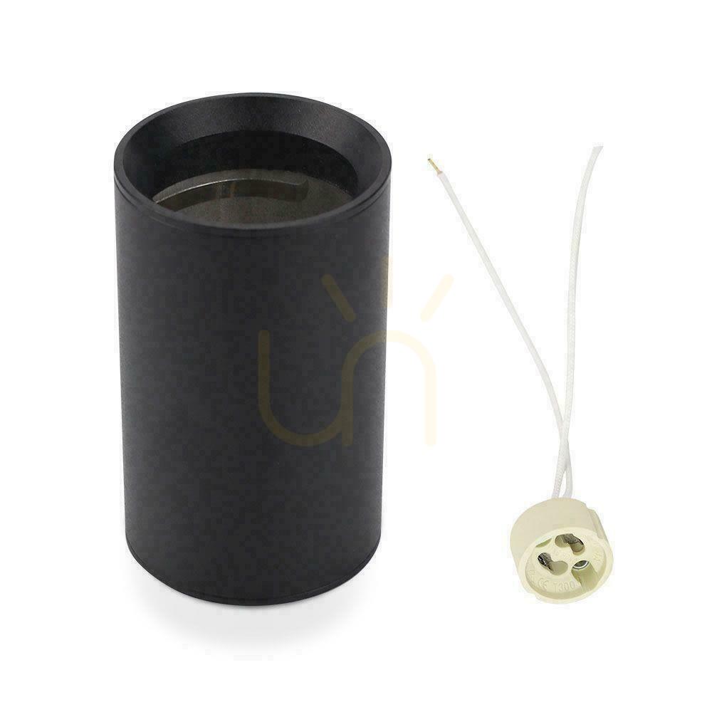 Kontrollera V-TAC Aluminium GU10 Rund Ytmonterad Rör Svart 60x100mm VT-807-B 3 års garanti V-TAC Aluminium GU10 Rund Ytmonterad Rör Svart 60x100mm VT-807-B 3 års garanti