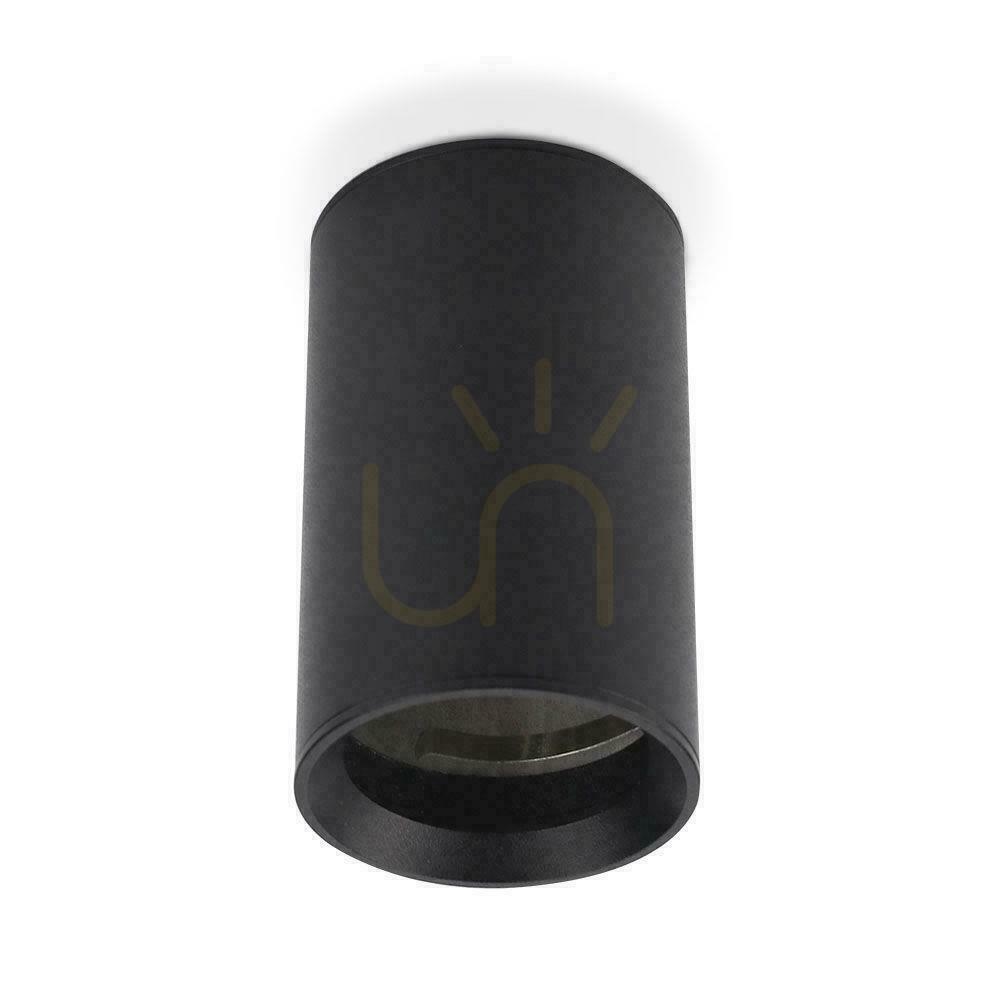 Kontrollera V-TAC Aluminium GU10 Rund Ytmonterad Rör Svart 60x100mm VT-807-B 3 års garanti V-TAC Aluminium GU10 Rund Ytmonterad Rör Svart 60x100mm VT-807-B 3 års garanti