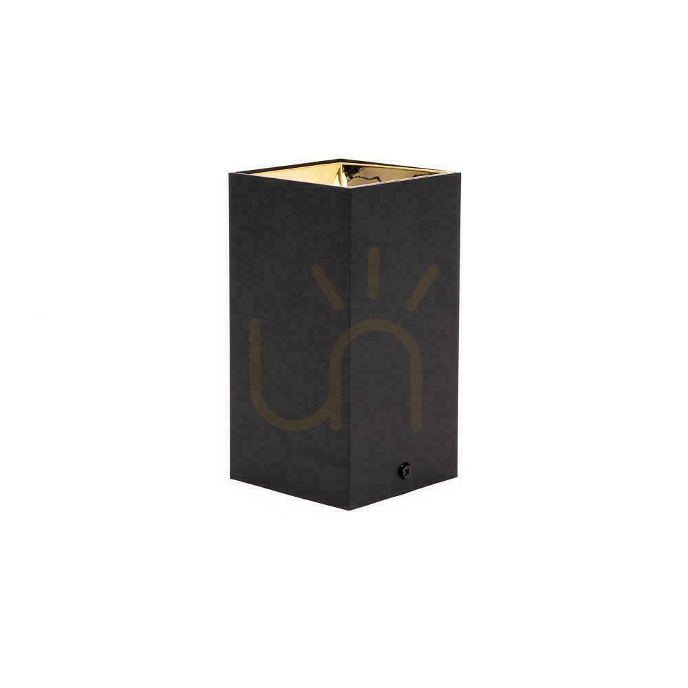Utsikt V-TAC GU10 Kvadratisk utanpåliggande takarmatur Svart+Guld 74x74x140mm VT-882SQ 3 års garanti V-TAC GU10 Kvadratisk utanpåliggande takarmatur Svart+Guld 74x74x140mm VT-882SQ 3 års garanti