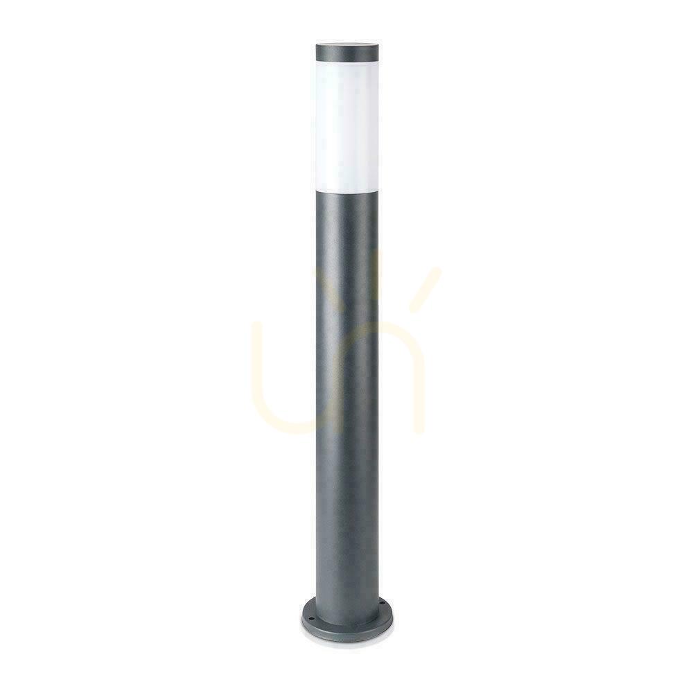 Kontrollera Trädgårdsstolpe V-TAC 80CM Grå E27 VT-838-80 Trädgårdsstolpe V-TAC 80CM Grå E27 VT-838-80