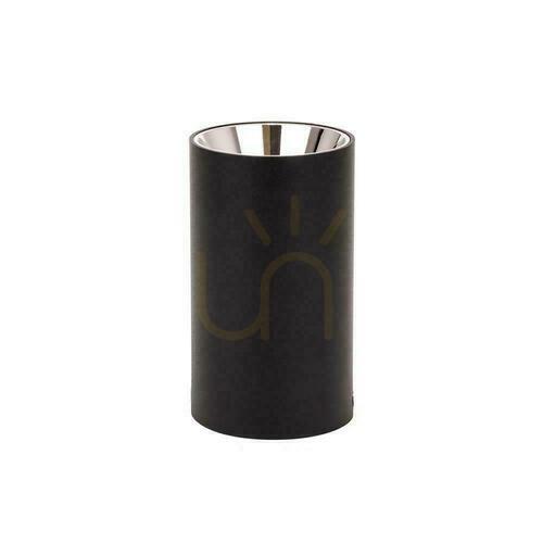 Kontrollera V-TAC GU10 Rund Utanpåliggande Rör Svart+Mörk Krom 80x140mm VT-882RD Takarmatur 3 års garanti