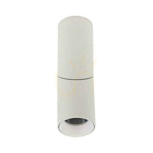 Kontrollera V-TAC Aluminium GU10 Rund Ytmonterad Tub Vit VT-804 3 års garanti