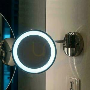 V-TAC 3W LED badrum sminkspegel 4xAAA Fi.17CM krom VT-7571 6400K 30lm small 6
