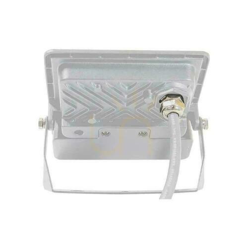 Kontrollera V-TAC LED-projektor 10W SAMSUNG CHIP rörelsesensor vit kabel 1M VT-118S 3000K 735lm 5 års garanti