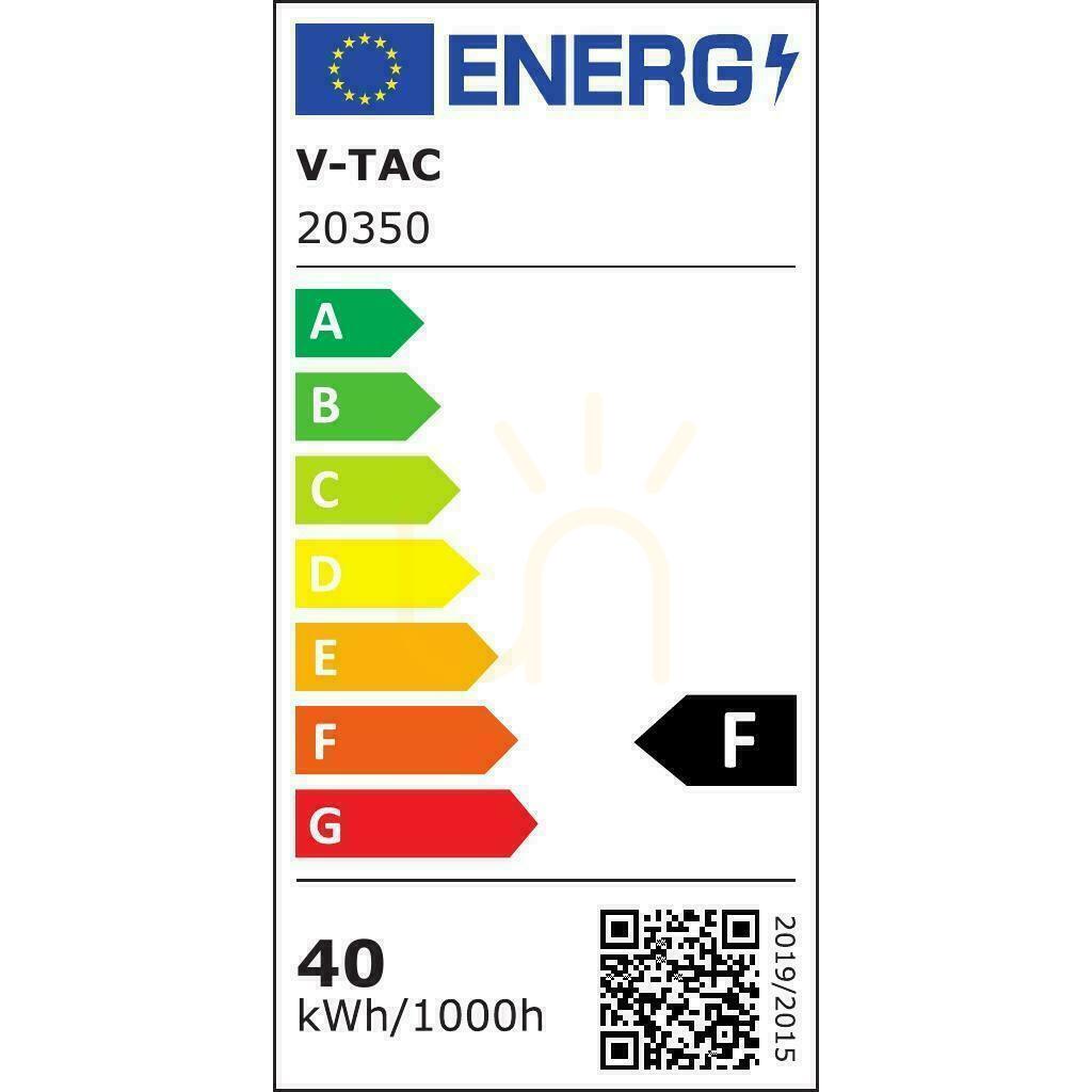 Display V-TAC 40W LED utanpåliggande linjär armatur SAMSUNG CHIP 120cm VT-8-40 3000K 4300lm 5 års garanti V-TAC 40W LED utanpåliggande linjär armatur SAMSUNG CHIP 120cm VT-8-40 3000K 4300lm 5 års garanti
