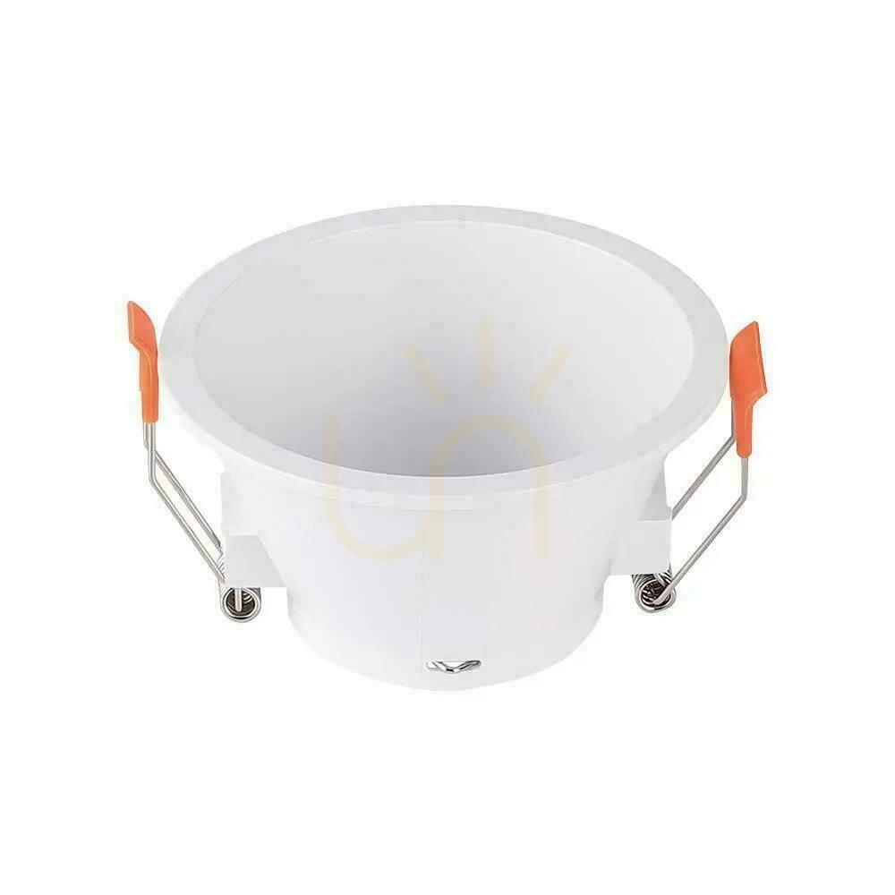 Utsikt V-TAC GU10 infälld djup rund mesh vit VT-925-W 3 års garanti V-TAC GU10 infälld djup rund mesh vit VT-925-W 3 års garanti