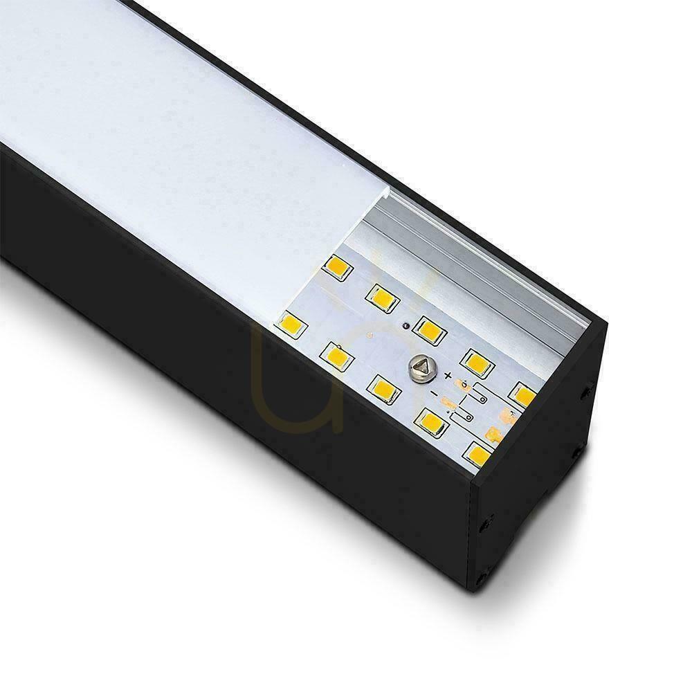 Förhandsvisning V-TAC LED linjär SAMSUNG CHIP 40W hängbar svart 120cm VT-7-40-B 6500K 3270lm 5 års garanti V-TAC LED linjär SAMSUNG CHIP 40W hängbar svart 120cm VT-7-40-B 6500K 3270lm 5 års garanti