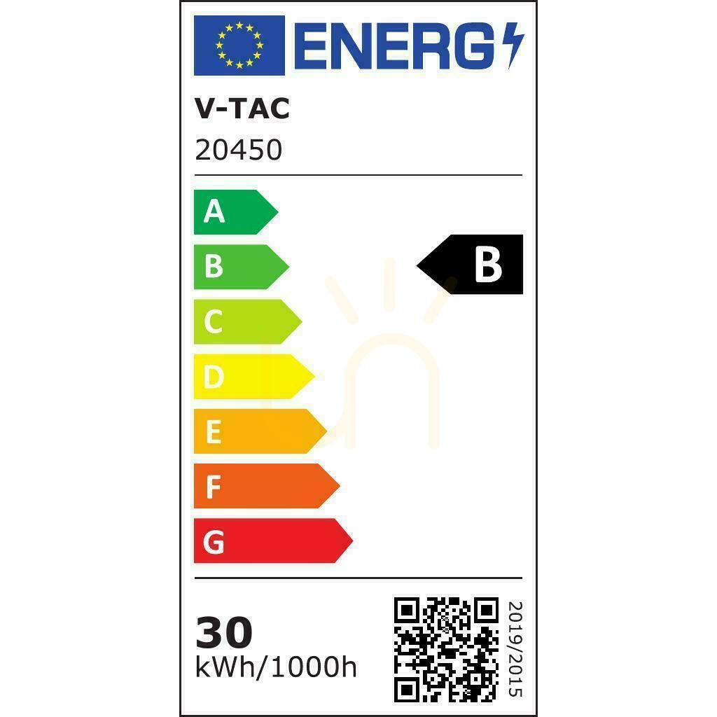 Visa V-TAC LED-projektor 30W G8 Svart 185Lm/W EVOLUTION VT-30185 6500K 4720lm 5 års garanti V-TAC LED-projektor 30W G8 Svart 185Lm/W EVOLUTION VT-30185 6500K 4720lm 5 års garanti
