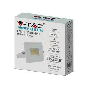 V-TAC 20W SMD E-Series LED-projektor vit VT-4021 4000K 1620lm. small 2