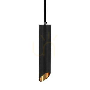 V-TAC GU10 Pendelarmatur Svart+Guld 55x200mm VT-975-200 3 års garanti 1 V-TAC GU10 Pendelarmatur Svart+Guld 55x200mm VT-975-200 3 års garanti small 1