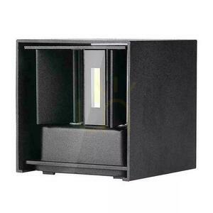 V-TAC 5W Väggmonterad vägglampa Top Down Justerbar Svart Kvadratisk IP65 Bridgelux VT-759-B 3000K 700lm small 1