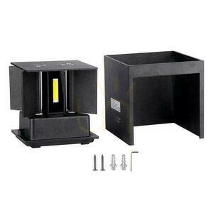 V-TAC 5W Väggmonterad vägglampa Top Down Justerbar Svart Kvadratisk IP65 Bridgelux VT-759-B 3000K 700lm small 4