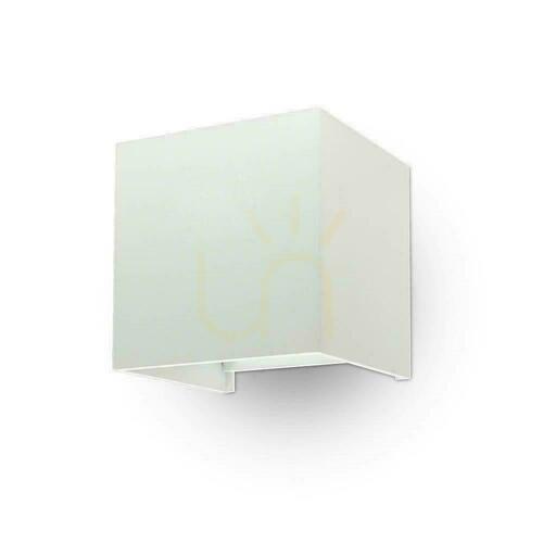 Kontrollera V-TAC 5W Väggmonterad vägglampa Top Down Justerbar Vit Kvadratisk IP65 Bridgelux VT-759-W 3000K 700lm