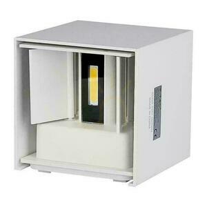 V-TAC 5W Väggmonterad vägglampa Top Down Justerbar Vit Kvadratisk IP65 Bridgelux VT-759-W 4000K 700lm small 1
