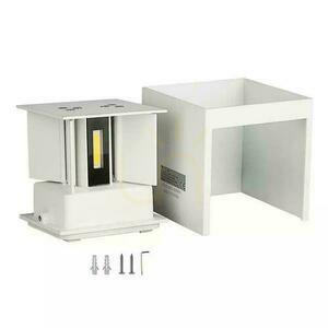 V-TAC 5W Väggmonterad vägglampa Top Down Justerbar Vit Kvadratisk IP65 Bridgelux VT-759-W 4000K 700lm small 4