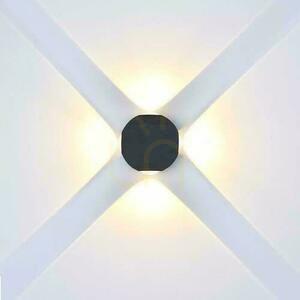 Vägglampa V-TAC 4W LED Svart Rund IP65 VT-834-B 3000K 428lm. small 1