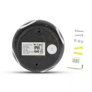 Vägglampa V-TAC 4W LED Svart Rund IP65 VT-834-B 3000K 428lm. small 3