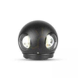 Vägglampa V-TAC 4W LED Svart Rund IP65 VT-834-B 3000K 428lm. small 0