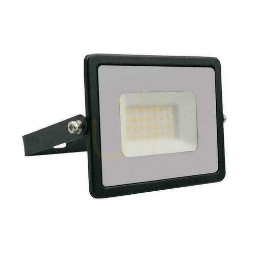 Kontrollera V-TAC 30W SMD E-Series LED-projektor svart VT-4031 4000K 2510lm.