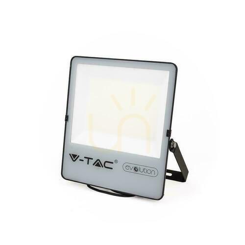 Kontrollera V-TAC 200W G8 Black 185Lm/W EVOLUTION VT-200185 4000K 37000lm LED-strålkastare 5 års garanti