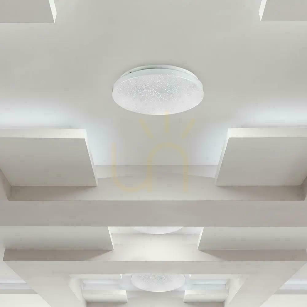 Förhandsvisning Plafond V-TAC 12W Stars Färgbyte CCT fi.255 VT-8412-S-N 3000K-6400K 1200lm Plafond V-TAC 12W Stars Färgbyte CCT fi.255 VT-8412-S-N 3000K-6400K 1200lm