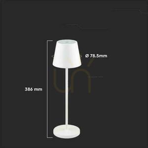 V-TAC 2W LED laddningsdimbar nattdukslampa IP54 vit VT-7522 3000K 200lm. small 4