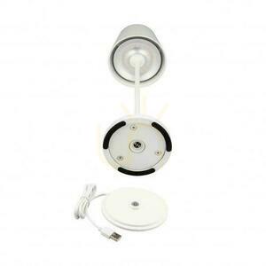 V-TAC 2W LED laddningsdimbar nattdukslampa IP54 vit VT-7522 3000K 200lm. small 6