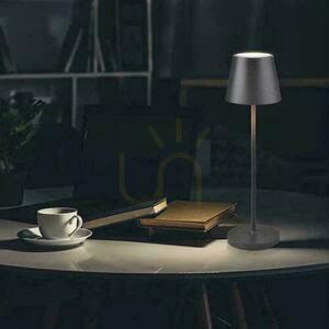 V-TAC 2W LED laddningsdimbar nattdukslampa IP54 grå VT-7522 3000K 200lm. small 11