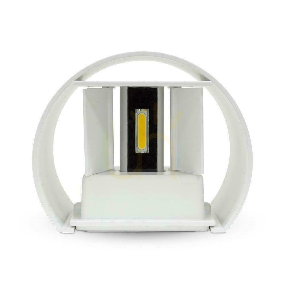 Utsikt Väggmonterad 5W V-TAC Upptill Nedtill Justerbar Vit Rund IP65 Bridgelux VT-756 4000K 700lm Väggmonterad 5W V-TAC Upptill Nedtill Justerbar Vit Rund IP65 Bridgelux VT-756 4000K 700lm
