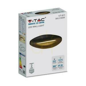 Vägglampa V-TAC 9W LED Svart VT-811 3000K 1070lm. 3 Vägglampa V-TAC 9W LED Svart VT-811 3000K 1070lm. small 3